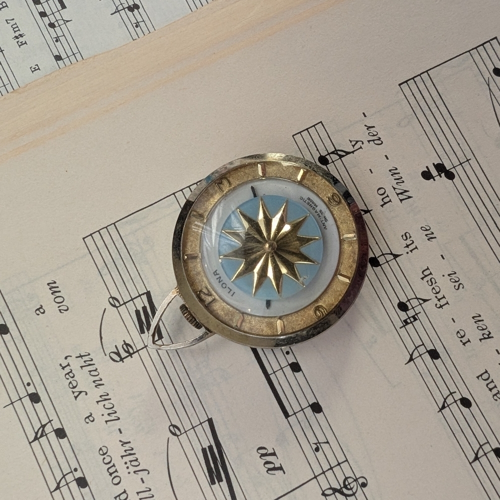 Ilona Watch Gold and Silver Star Pendant - Picture 5 of 5
